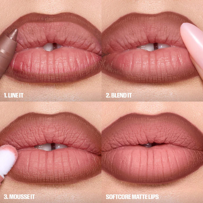 Liquid Matte Mousse Soft Blur Lip Cream-Mocha Mauve - For a cool-toned beige look