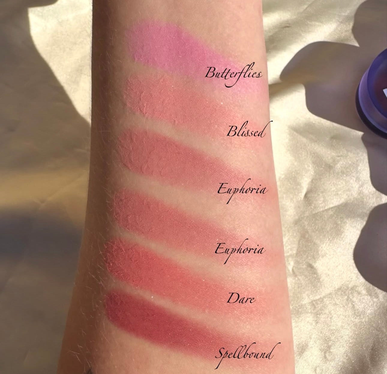Mini Blush is Life Baked Talc-Free Dimensional + Brightening Blush-Dare (warm peachy rose)