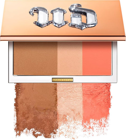 Stay Naked Threesome Blush, Bronzer, & Highlighter Palette- Rise