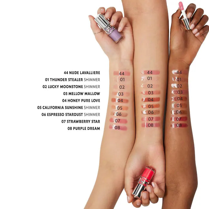 YSL Loveshine Plumping Lip Oil Gloss with Hyaluronic Acid-44 Nude Lavalliere - iconic pink nude