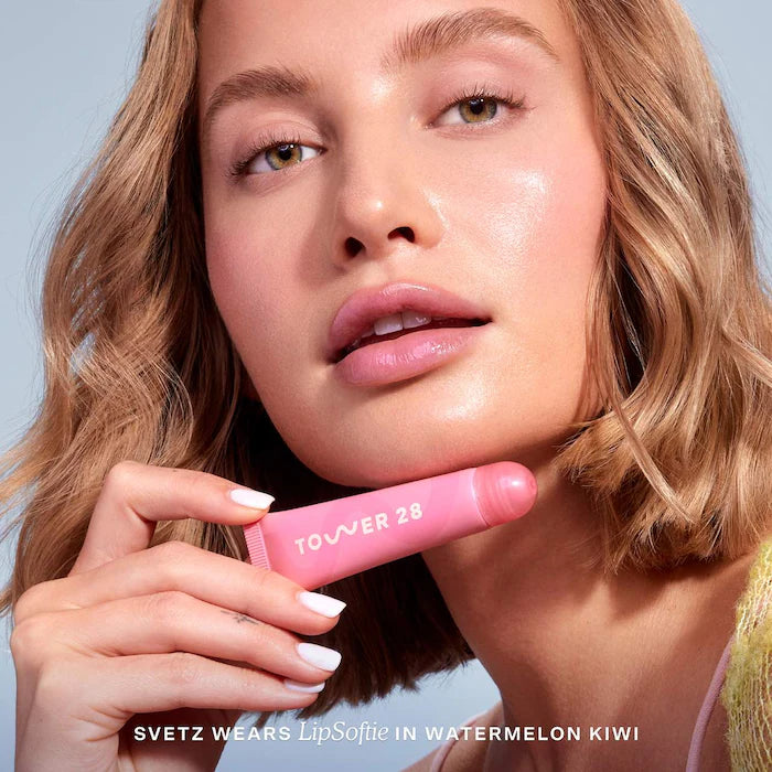 LipSoftie™ Hydrating Tinted Lip Treatment Balm-Watermelon Kiwi - sheer baby pink