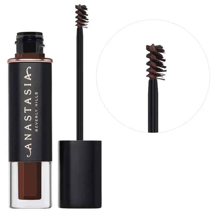 Volumizing Tinted Brow Gel-Dark Brown - for dark brown hair with a warm undertone