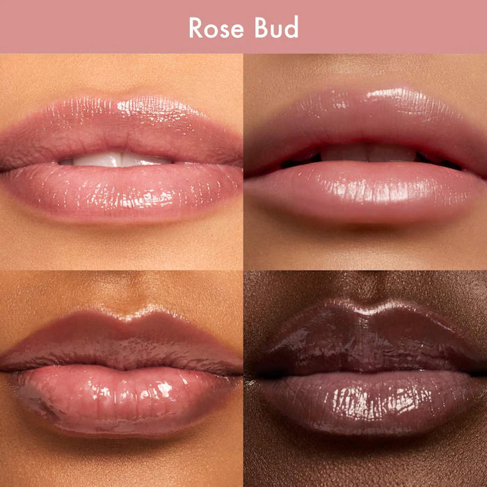 Dream Lip Oil for Moisturizing Sheer Coverage-Rose Bud - a nourishing touch of sheer cool pink