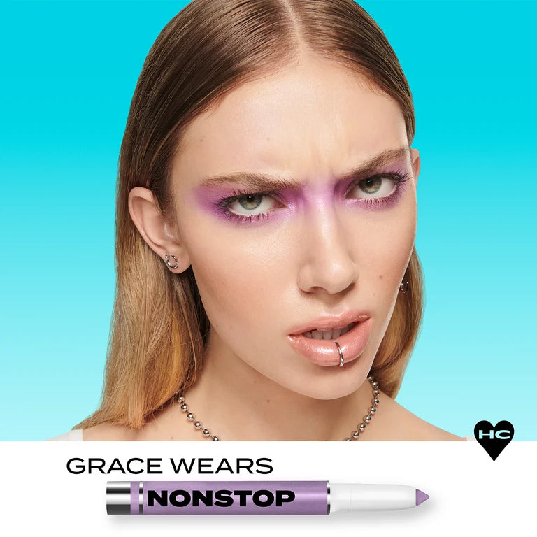 Hard Candy Eye Def Eyeliner/Eyeshadow Marker, Creamy Shadow Stick, Nonstop, Matte Purple