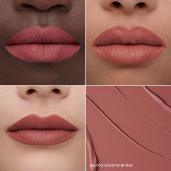 Best Lip Combo Set: Lipstick and Lip Liner-Rosy Nude Set - matte rosy nude