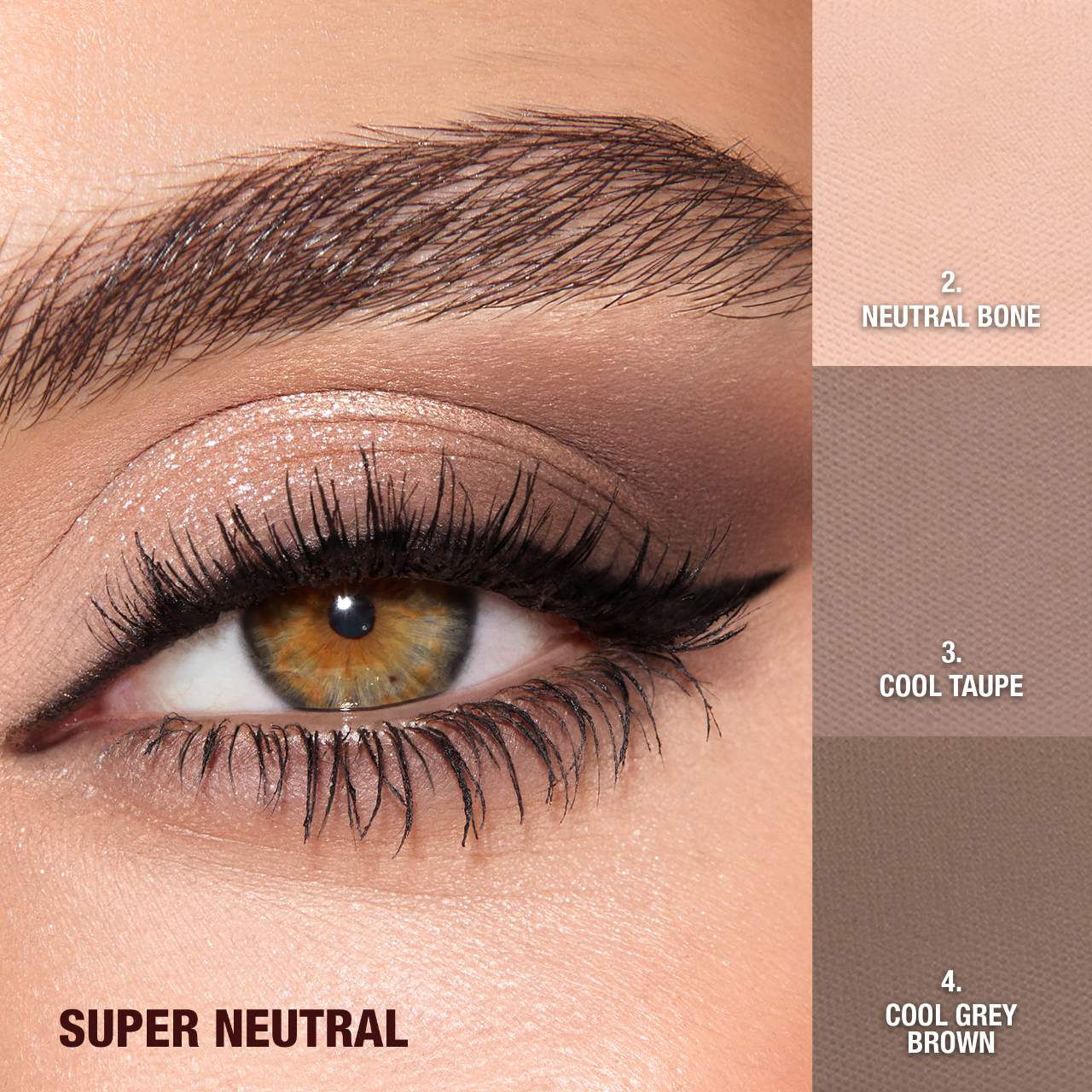 Charlotte’s Beautifying Eye Trends Eyeshadow Palette-super neutral