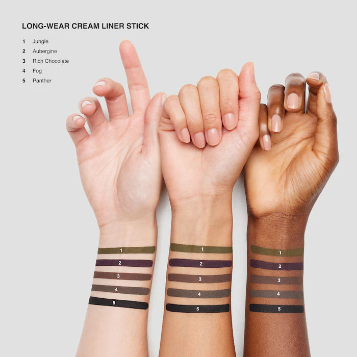 Long-Wear Cream Eyeliner Stick-Panther - rich black