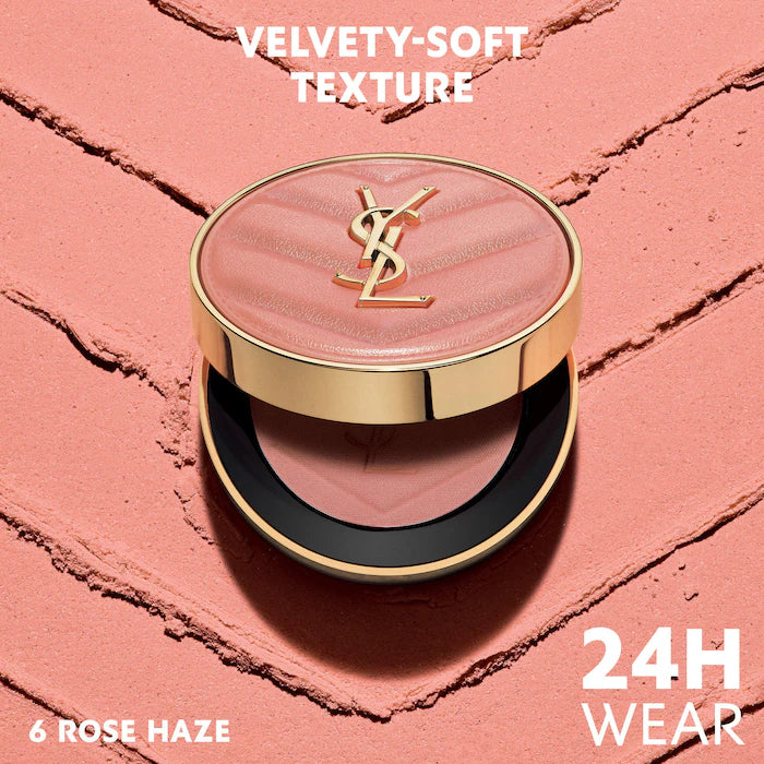 Make Me Blush 24H Buildable Powder Blush-6 Rose Haze - soft nude pink