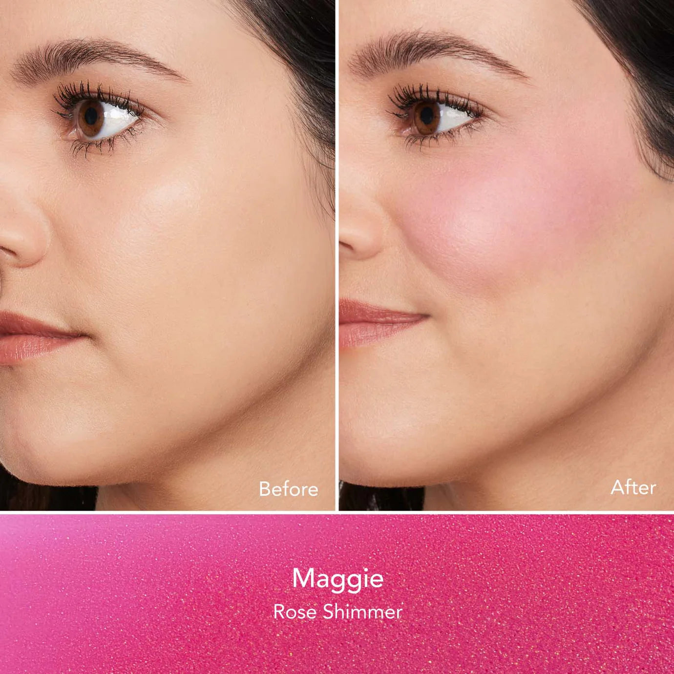 Triple Threat™ Blush Stick-Maggie
(Rose Shimmer)