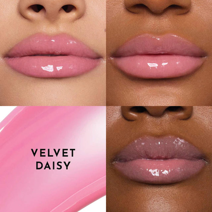 Forget The Filler Lip Plumper Line Smoothing Gloss-Velvet Daisy - rosy pink