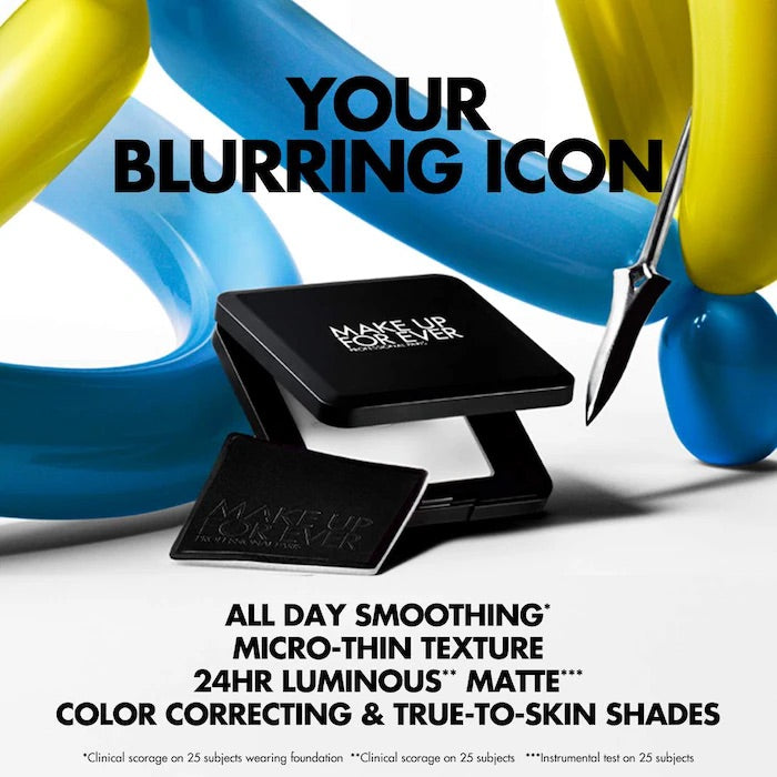 HD Skin Blurring & Perfecting Pressed Powder - 1.2 Light Medium - For light to medium skintones