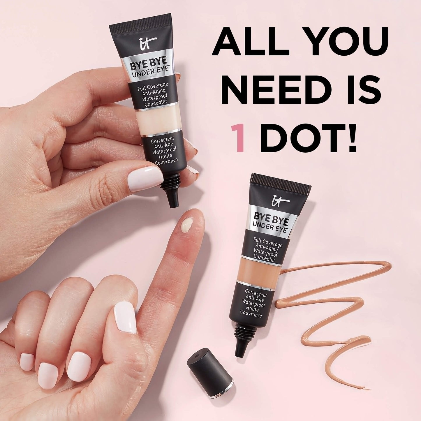 Bye Bye Under Eye Full Coverage Anti-Aging Waterproof Concealer ( #1 FULL coverage concealer )