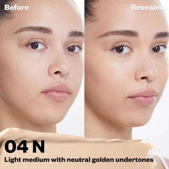 Revealer Super Creamy + Brightening Concealer with Caffeine and Hyaluronic Acid-Tone 04 N - light medium with neutral yellow undertones