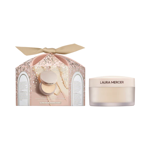 Divinely Flawless Translucent Loose Setting Powder Ultra-Blur & Puff
