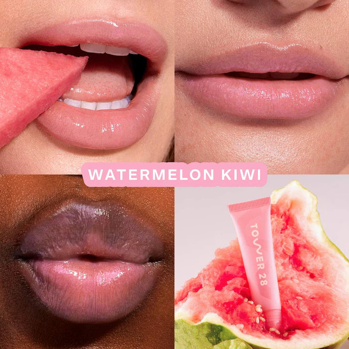LipSoftie™ Hydrating Tinted Lip Treatment Balm-Watermelon Kiwi - sheer baby pink