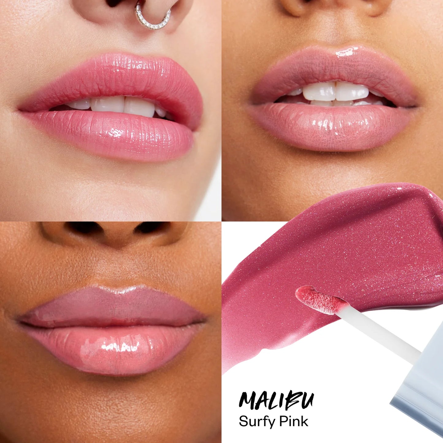 Wet Lip Oil Gloss
Plumping Peptide Lip Treatment Gloss-Malibu
Surfy Pink