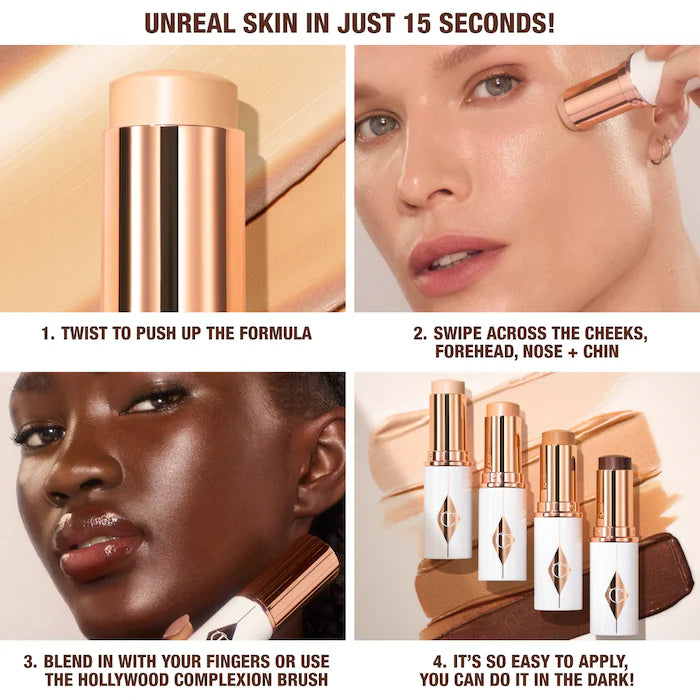 Unreal Skin Sheer Glow Tint Hydrating Foundation Stick-5 Fair - fair with warm undertones