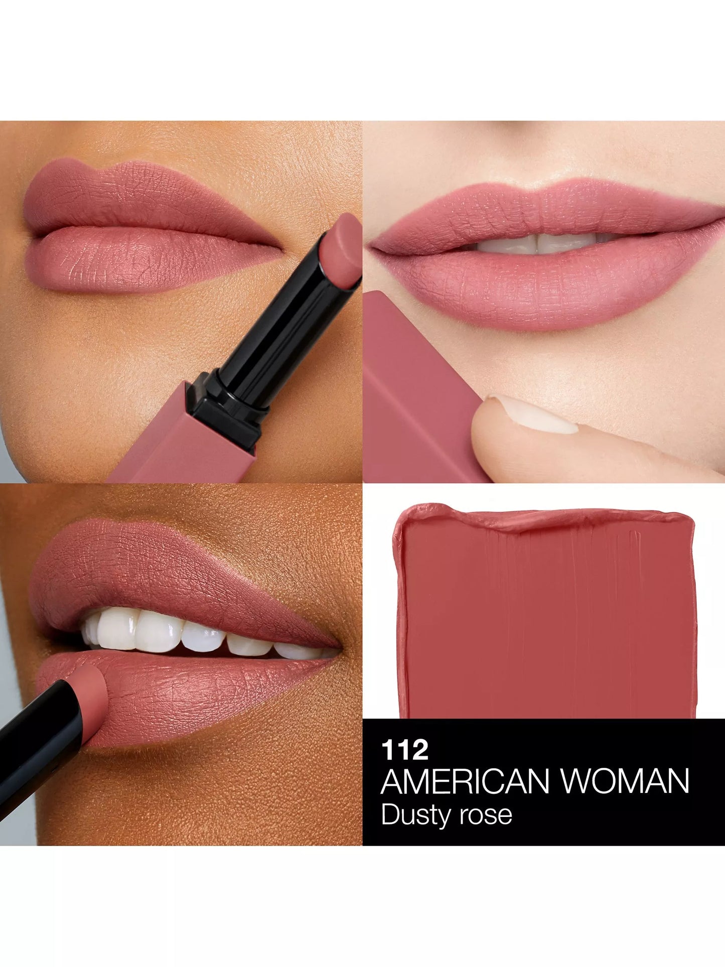 112 American Woman Powermatte Long-Lasting Lipstick