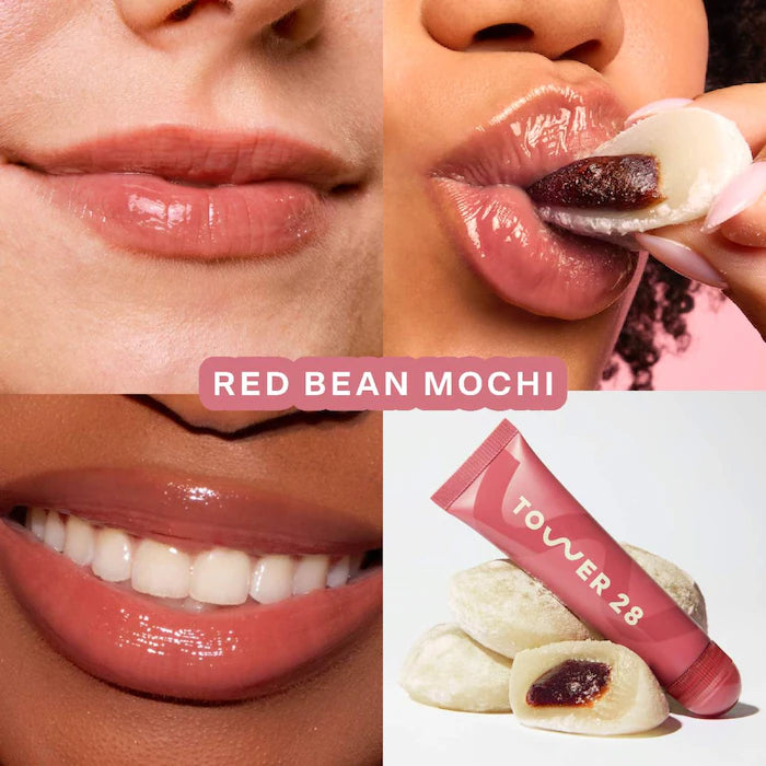 LipSoftie™ Hydrating Tinted Lip Treatment Balm-Red Bean Mochi - sheer rosy nude