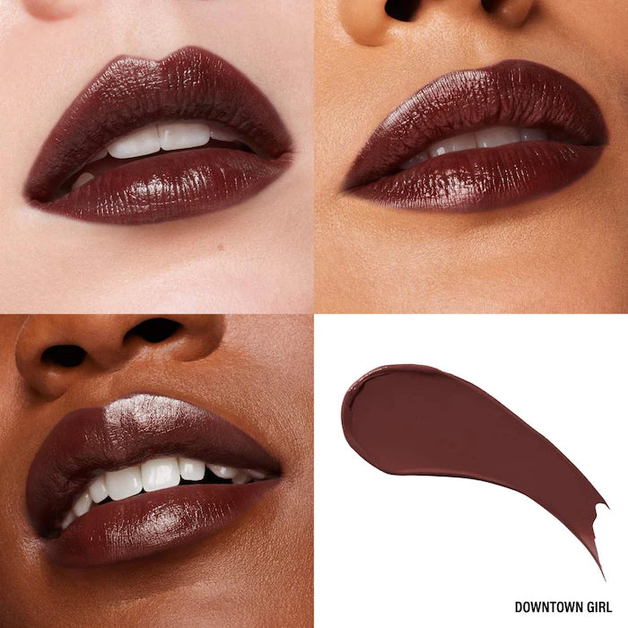 SuperSatin® Lipstick-Downtown Girl - intense plum brown