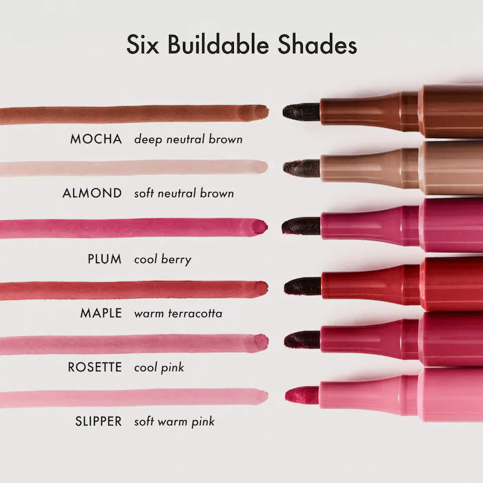 Flushed Lip Stain 12HR Long-Lasting Lip Tint-Slipper - soft warm pink