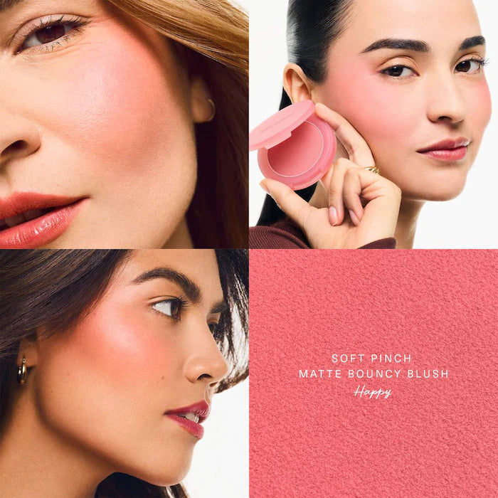 Soft Pinch Matte Bouncy Blush-Happy - cool pink