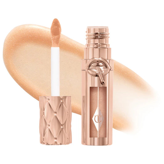 Big Lip Plumpgasm Plumping Lip Gloss-Nudegasm Diamonds - Sheer, champagne-nude ( NEW )