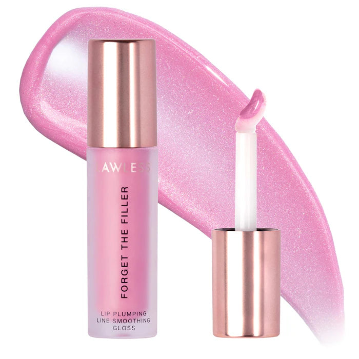 Forget The Filler Lip Plumper Line Smoothing Gloss-Daisy Girl - soft baby pink