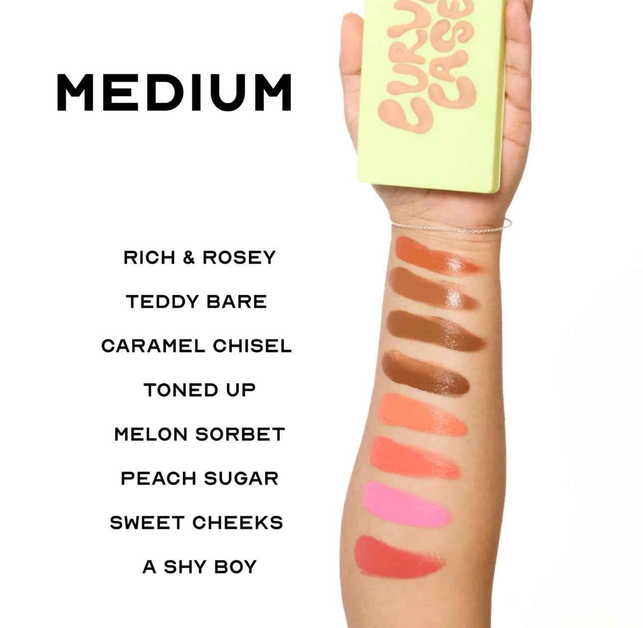 Curve Case Cream Makeup Palette-Medium