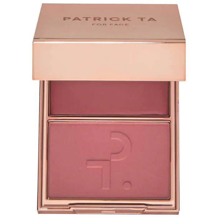 Major Headlines Double-Take Crème & Powder Blush Duo-She Goes To The Gym - cool mauve rose ( NEW SHADE )