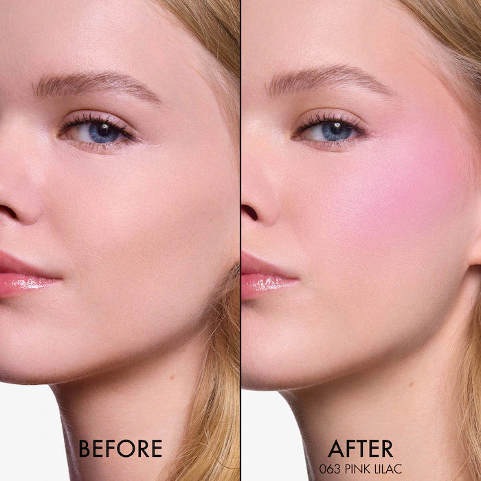 Rosy Glow Powder Blush-063 Pink lilac - a pearlescent lilac