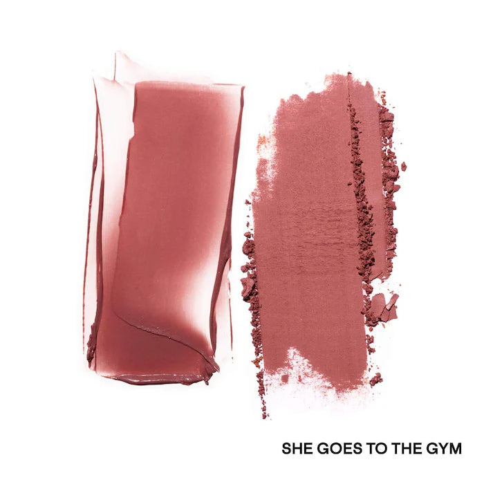 Major Headlines Double-Take Crème & Powder Blush Duo-She Goes To The Gym - cool mauve rose ( NEW SHADE )