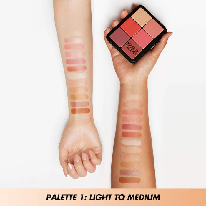 HD Skin Face Essentials Long-Lasting Full Face Cream Palette-Light to Medium - for fair to medium skin tones