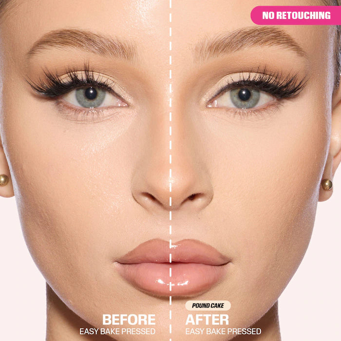 Easy Bake Airbrush Matte Pressed Setting Powder-Pound Cake - fair with neutral undertones