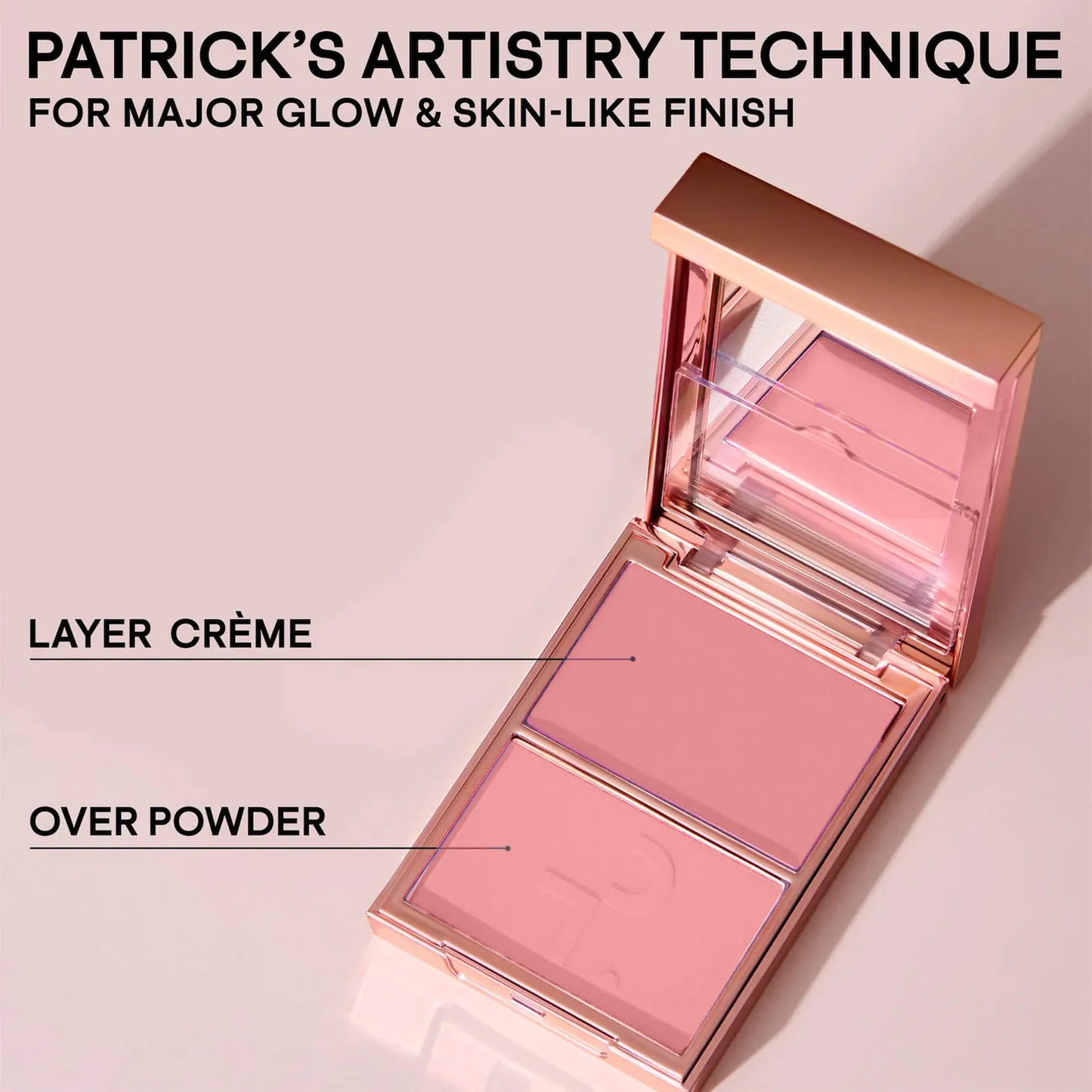Major Headlines Double-Take Crème & Powder Blush Duo-Out Of Office - cool pink
