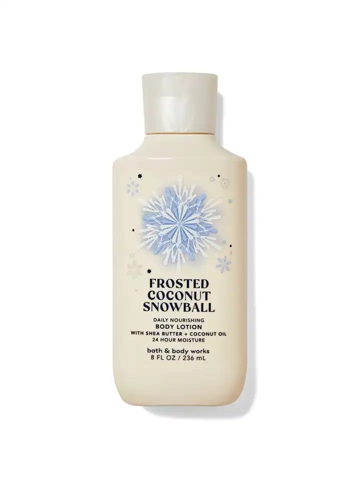 Frosted coconut snowball body lotion