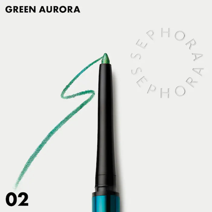 12H Colorful Special Effects Multichrome Eyeliner-02 Green Aurora