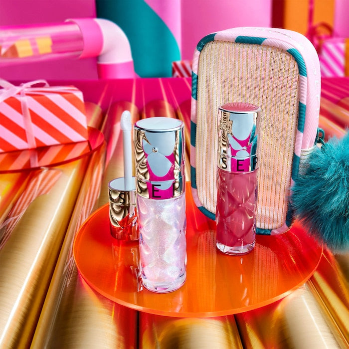 Outrageous Lip Plumper Lip Gloss Makeup Gift Set