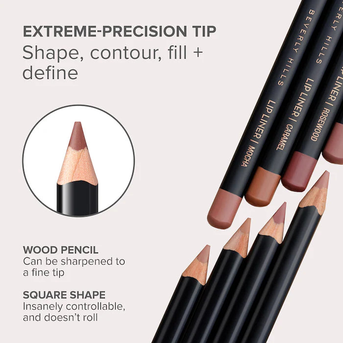 Velvety-Matte Precision Shaping Lip Liner-Hazelnut - nude beige brown