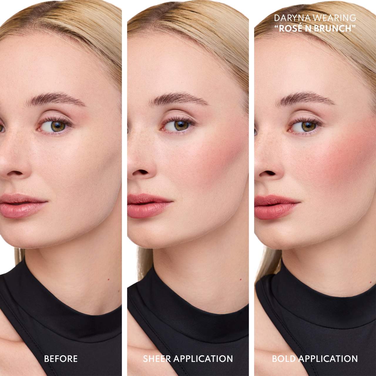 Yummy Skin Blurring Balm Powder Flushed - Matte Color for Cheek & Lip-Rosรฉ N Brunch - neutral rosey pink