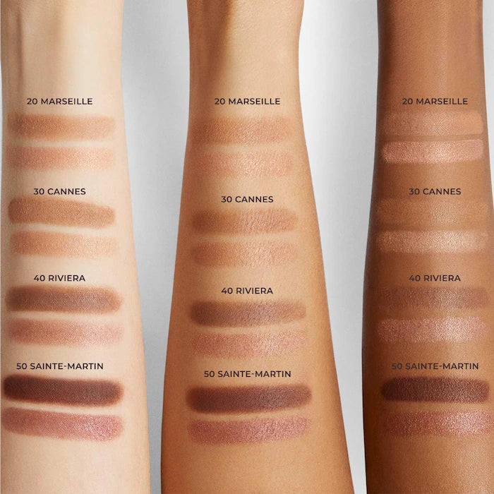 Bronze Color Infusion Talc-Free Matte & Luminous Duo-50 Sainte- Martin - Very Deep Red Bronze