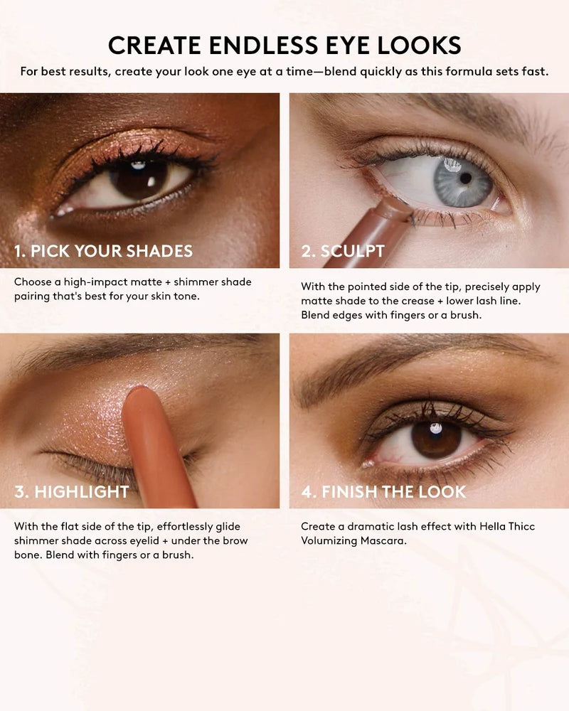 SHADOWSTIX LONGWEAR EYESHADOW STICK-Champ'ion β champagne sparkle