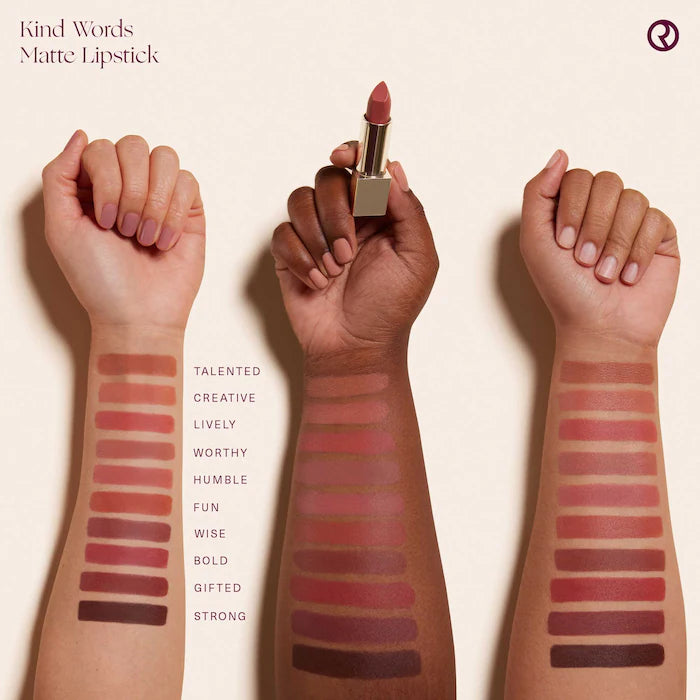 Kind Words Matte Lipstick-Humble - rose mauve
