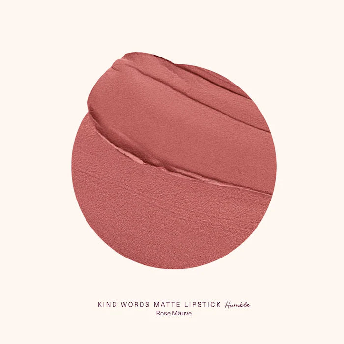 Kind Words Matte Lipstick-Humble - rose mauve