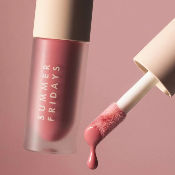 Dream Lip Oil for Moisturizing Sheer Coverage-Rose Bud - a nourishing touch of sheer cool pink