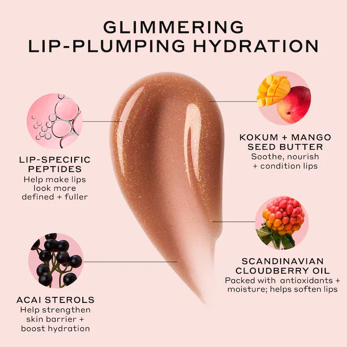 Pout Preserve Hydrating Peptide Lip Treatment-Creme Brulee Glimmer
