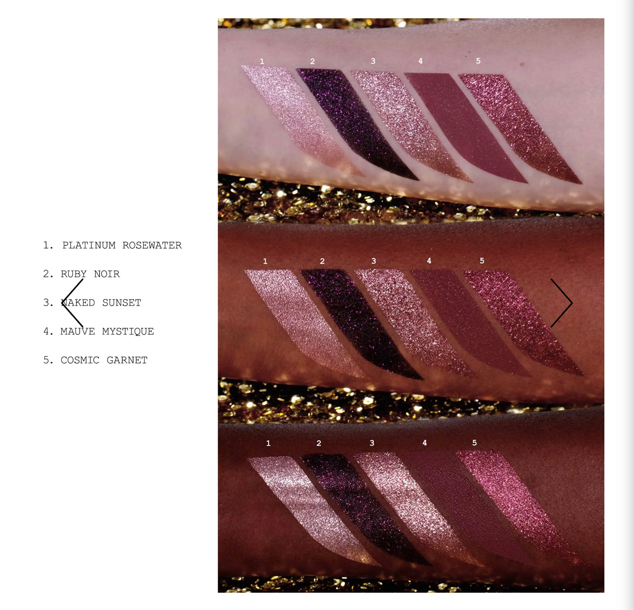 Bijoux Brilliance Eye Shadow Palette-bordeaux bliss