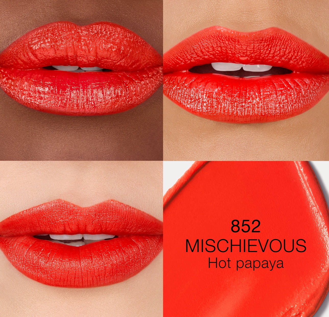 EXPLICIT LIPSTICK-
852 MISCHIEVOUS
Hot papaya