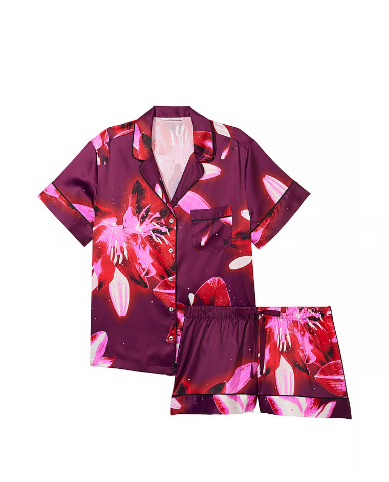 Satin Short Pajama Set