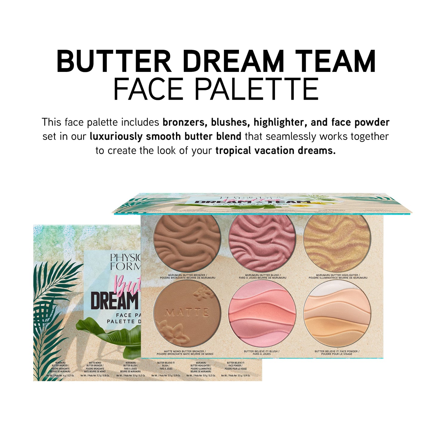 BUTTER DREAM TEAM FACE PALETTE